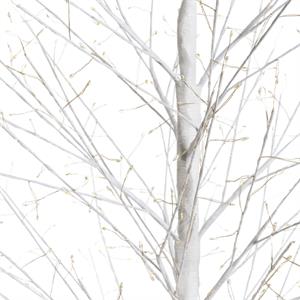 ALBERO LUMINOSO LED CON RAMI SECCHI - TIGLIO BIANCO - LED BIANCO CALDO - H170 CM 784 MICROLED in Natale