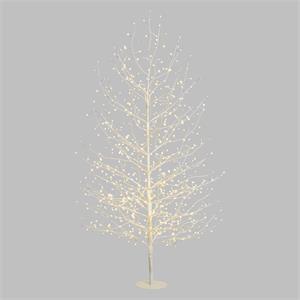 ALBERO LUMINOSO LED CON RAMI SECCHI - TIGLIO BIANCO - LED BIANCO CALDO - H170 CM 784 MICROLED in Natale