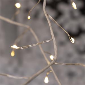 ALBERO LUMINOSO LED CON RAMI SECCHI - TIGLIO BIANCO - LED BIANCO CALDO - H170 CM 784 MICROLED in Natale