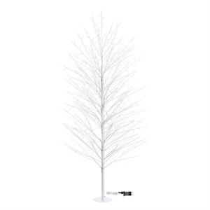 ALBERO LUMINOSO LED CON RAMI SECCHI - TIGLIO BIANCO - LED BIANCO CALDO - H200 CM 1120 MICROLED in Natale
