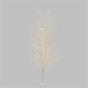 ALBERO LUMINOSO LED CON RAMI SECCHI - TIGLIO BIANCO - LED BIANCO CALDO - H200 CM 1120 MICROLED in Natale