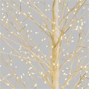 ALBERO LUMINOSO LED CON RAMI SECCHI - TIGLIO BIANCO - LED BIANCO CALDO - H200 CM 1120 MICROLED in Natale