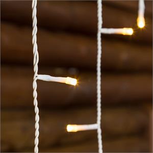 TENDA LUMINOSA LED ICE LIGHT 20,16XH0,6 MT - 480 LED - BIANCO CALDO in Natale