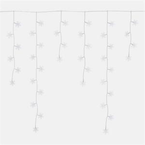 TENDA LUMINOSA - LUCI A CASCATA ICE LIGHT 136 CRISTALLI SB LED - 3,75MT in Natale