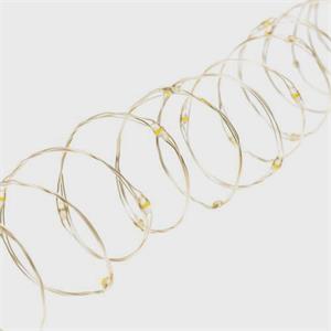 CATENA LUMINOSA 20M - 400 MICRO-LED - LUCE CALDA - CON BOBINA in Natale