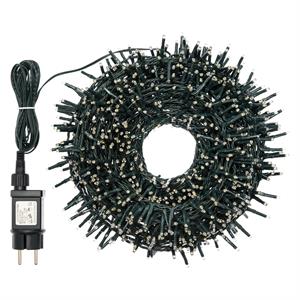 LUCI LED PER ALBERI DI NATALE ESTERNO INTERNO 1000 LED BLU 20MT in Natale