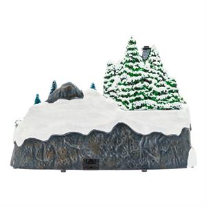 VILLAGGIO DI NATALE IN MOVIMENTO CON TRENINO, PATTINATORI E ALBERO DI NATALE - LUCI LED E MUSICHE in Natale