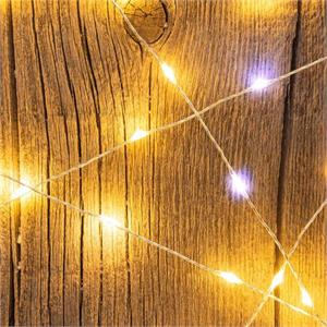 CATENA LUMINOSA 20M - 400 MICRO-LED - LUCE CALDA E FREDDA - CON BOBINA in Natale