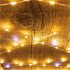 CATENA LUMINOSA 20M - 400 MICRO-LED - LUCE CALDA E FREDDA - CON BOBINA in Natale