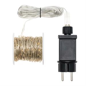 CATENA LUMINOSA 20M - 400 MICRO-LED - LUCE CALDA E FREDDA - CON BOBINA in Natale