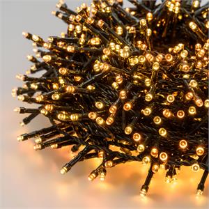 LUCI LED PER ALBERI DI NATALE ESTERNO INTERNO 1500 LED BIANCO TRADITIONAL E CALDO 30,5MT in Natale