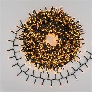 LUCI LED PER ALBERI DI NATALE ESTERNO INTERNO 1500 LED BIANCO TRADITIONAL E CALDO 30,5MT in Natale