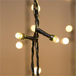 BOBINA LUCI LED PER ALBERI DI NATALE ESTERNO INTERNO 1000 MAXI LED BIANCO CALDO 100MT in Natale