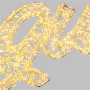 SCRITTA DI NATALE AUGURI 3D - ADDOBBI NATALIZI - HDM 2000 MICROLED BIANCO CALDO E BIANCO in Natale