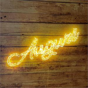 SCRITTA DI NATALE AUGURI 3D - ADDOBBI NATALIZI - HDM 2000 MICROLED BIANCO CALDO E BIANCO in Natale