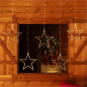 LUCI DI NATALE PER FINESTRA E PARETI - STELLE LUMINOSE WINDOW LIGHT - 80 x H86 CM in Natale