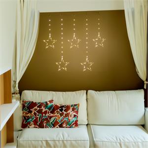 LUCI DI NATALE PER FINESTRA E PARETI - STELLE LUMINOSE WINDOW LIGHT - 80 x H86 CM in Natale