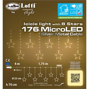 LUCI DI NATALE - STELLE LUMINOSE ICE LIGHT - 175 x H70 CM in Natale