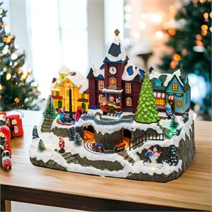 VILLAGGIO DI NATALE IN MOVIMENTO CON TRENINO, GIOSTRA BAMBINI E ALBERO DI NATALE - LUCI LED E MUSICHE in Natale