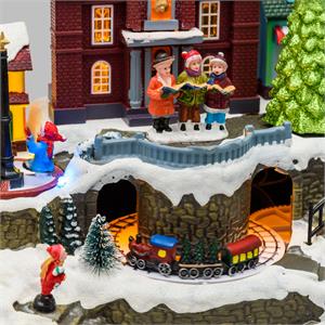 VILLAGGIO DI NATALE IN MOVIMENTO CON TRENINO, GIOSTRA BAMBINI E ALBERO DI NATALE - LUCI LED E MUSICHE in Natale