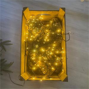 LUCI LED PER ALBERI DI NATALE ESTERNO INTERNO 1000 LED BIANCO TRADIZIONALE 20MT in Natale