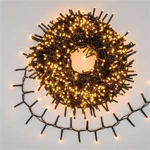 LUCI LED PER ALBERI DI NATALE ESTERNO INTERNO 1000 LED BIANCO TRADIZIONALE 20MT in Natale