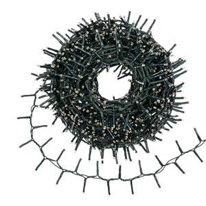 LUCI LED PER ALBERI DI NATALE ESTERNO INTERNO 1000 LED BIANCO TRADIZIONALE 20MT in Natale