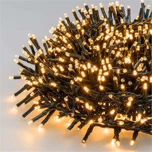 LUCI LED PER ALBERI DI NATALE ESTERNO INTERNO 1000 LED BIANCO TRADIZIONALE 20MT in Natale