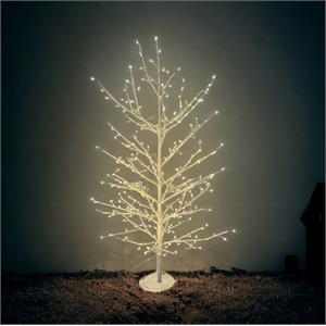ALBERO LUMINOSO LED CON RAMI SECCHI - TIGLIO BIANCO - LED BIANCO CALDO - H90 CM 240 MICROLED in Natale