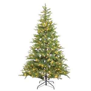 ALBERO DI NATALE CON LUCI INCORPORATE - 500 LED - 210 CM - IN PE/PVC - PRELIT in Natale