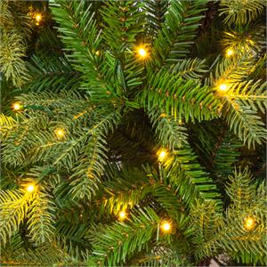 ALBERO DI NATALE CON LUCI INCORPORATE - 500 LED - 210 CM - IN PE/PVC - PRELIT in Natale