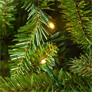 ALBERO DI NATALE CON LUCI INCORPORATE - 710 LED - 240 CM - IN PE/PVC - PRELIT in Natale