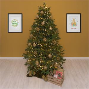 CATENA LUMINOSA 30 MT - 1660 LED BIANCO CALDO in Natale