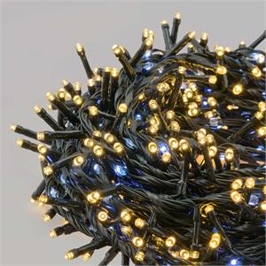CATENA LUMINOSA 30 MT - 1660 LED - BIANCO CALDO E FREDDO in Natale