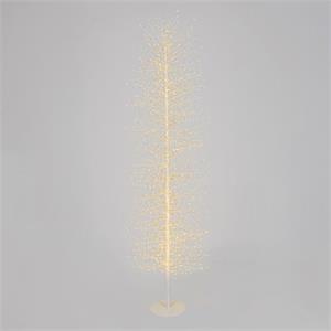 ALBERO DI NATALE CON LUCI LED INCORPORATE MODERNO SLIM 170CM 1416 MICROLED TIGLIO BIANCO in Natale