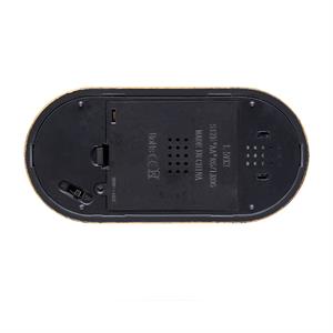 LANTERNA NATALIZIA A BATTERIA - ESAGONALE - BRUNITA - CON GLITTER - LED BIANCO CALDO in Natale