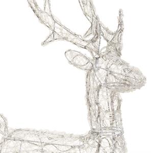 RENNA NATALIZIA LUMINOSA 3D 85CM - 120 DUAL LED - LUCE BIANCO CALDO + BIANCO in Natale