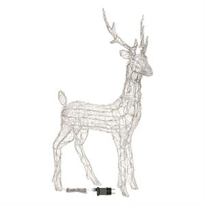 RENNA NATALIZIA LUMINOSA 3D 105CM - 180 DUAL LED - LUCE BIANCO CALDO + BIANCO in Natale