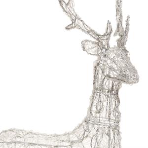 RENNA NATALIZIA LUMINOSA 3D 105CM - 180 DUAL LED - LUCE BIANCO CALDO + BIANCO in Natale