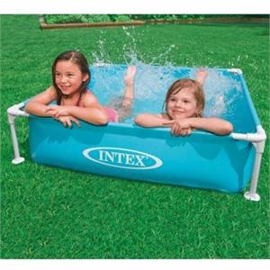 PISCINA INTEX MINI FRAME PER BAMBINI 122X122XH.30CM BLU CODICE 57173 in Arredamento giardino