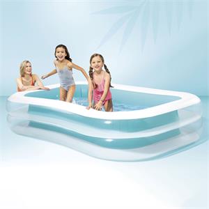 PISCINA GONFIABILE GRANDE FAMILY 262x175x56 - INTEX - RETTANGOLARE  in Arredamento giardino