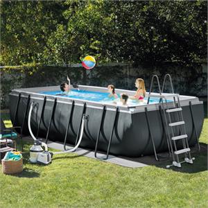PISCINA FUORITERRA INTEX ULTRA XTR FRAME 549x274x132 ACCIAIO RETTANGOLARE  in Arredamento giardino