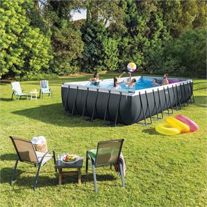 PISCINA FUORITERRA INTEX ULTRA XTR FRAME 732x366x132 ACCIAIO RETTANGOLARE  in Arredamento giardino