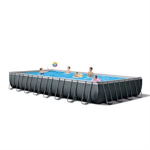 PISCINA FUORITERRA INTEX ULTRA XTR FRAME 975x488x132 ACCIAIO RETTANGOLARE  in Arredamento giardino