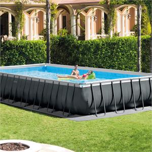 PISCINA FUORITERRA INTEX ULTRA XTR FRAME 975x488x132 ACCIAIO RETTANGOLARE  in Arredamento giardino