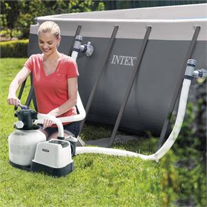 POMPA FILTRO A SABBIA KRYSTAL CLEAR 7900L/H - INTEX 26646 in Arredamento giardino