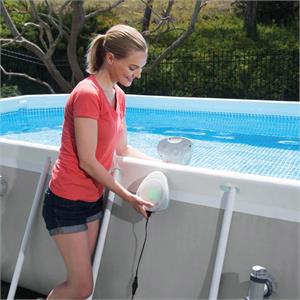 LUCE PER PISCINA FUORI TERRA MAGNETICA LED MULTICOLORE - INTEX in Arredamento giardino