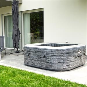 PISCINA IDROMASSAGGIO INTEX SPA GREYSTONE DELUXE 4 POSTI in Arredamento giardino