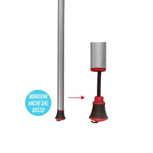 SVETTATOIO TELESCOPICO PROFESSIONALE 200-365 CM CON TESTA ORIENTABILE in Giardinaggio