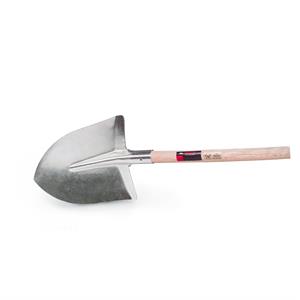 BADILE A PUNTA STAMPATO ZINCATO CON MANICO IN FAGGIO FSC 140 CM in Giardinaggio